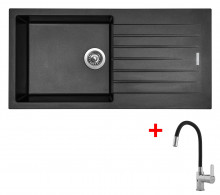 Sinks PERFECTO 1000 Metalblack + Fl...